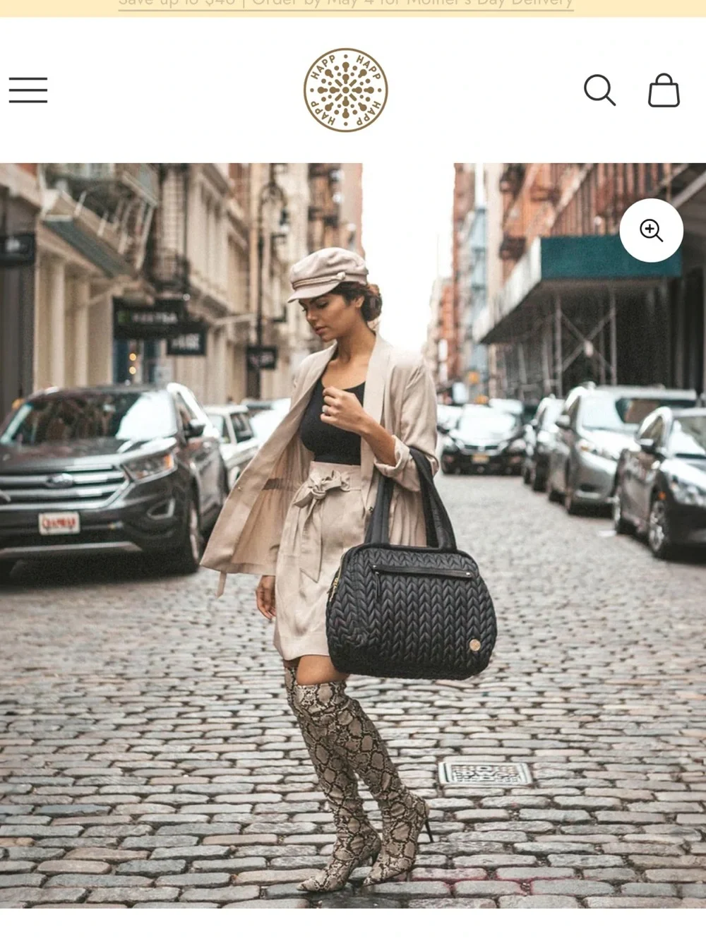 Happ Brand diaper bag